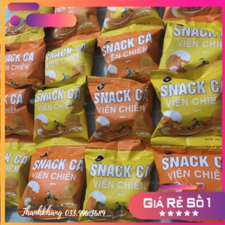 Bịch 60 Gói Snack Cá Viên Chiên 💖 FREESHIP 💖 Bim Bim Cá Viên Chiên Giòn Ngon Khó Cưỡng
