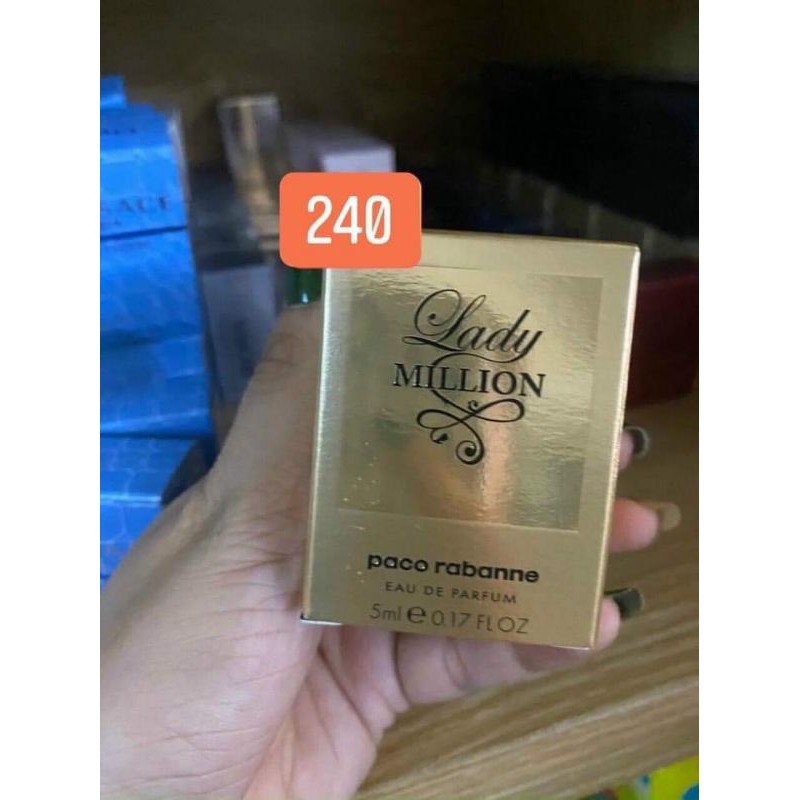 NƯỚC HOA MINI PACO RABANE LADY MILLION 5ML EDP