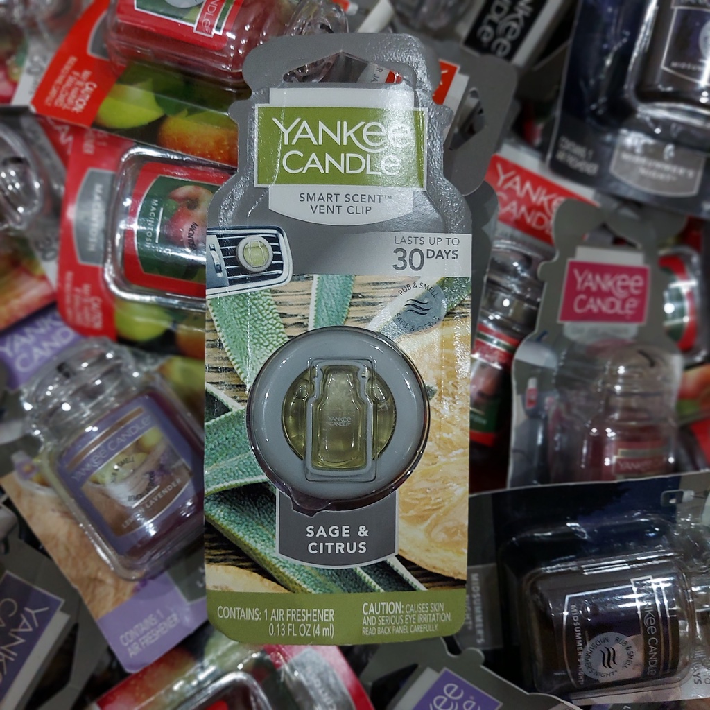 Kẹp thơm xe ô tô Yankee Candle - USA