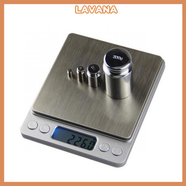 Cân Tiêu Li Điện Tử, Cân Nhà Bếp Mini Màn Hình LCD 0,01gr - 10kg Sử Dụng Pin Chất Lượng Cao - Lavana