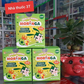 Viên đề kháng Moringa - Tăng sức đề kháng, giảm nguy cơ cảm cúm, viêm đường hô hấp trên. Vị Socola thơm ngon.