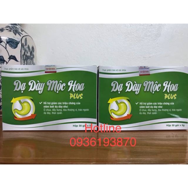 2 HỘP DẠ DÀY MỘC HOA PLUS