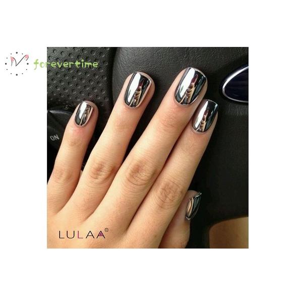 [Hàng mới về] Set lọ sơn bóng tráng gương/dầu sơn nền móng tiện dụng màu trong suốt cho nữ