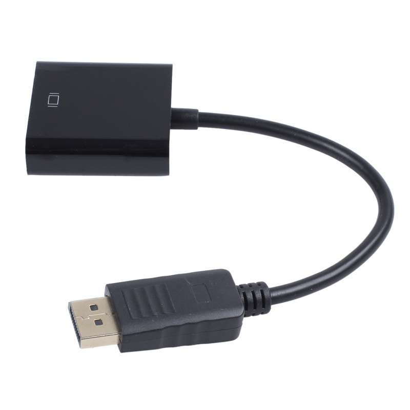 1080p DP DisplayPort Male to VGA Female Converter Adapter Cable Stock