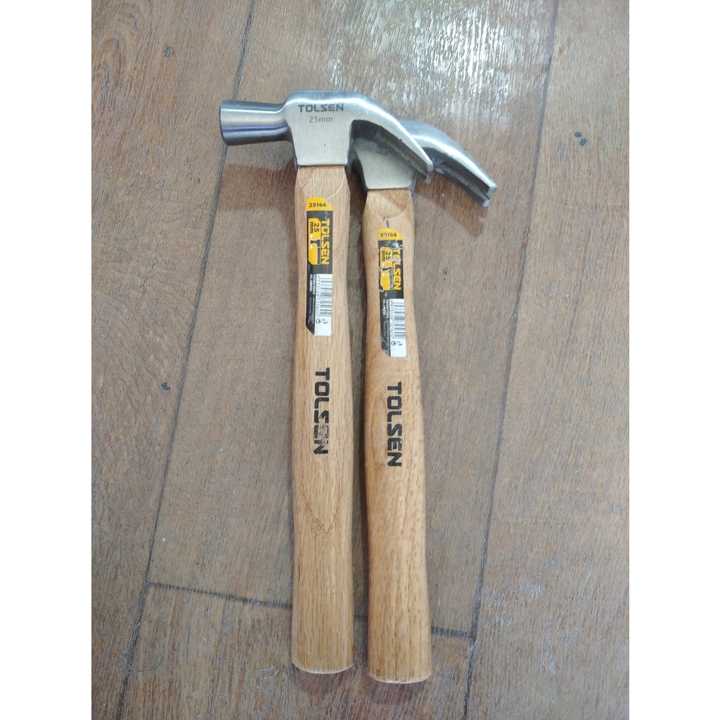 BÚA SỪNG DÊ CÁN GỖ 25mm, 27mm TOLSEN 25164, 25165 - HÀNG CHÍNH HÃNG