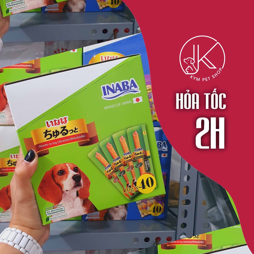 CIAO CHURU THÁI LAN CHÍNH HÃNG - BÁNH THƯỞNG CHO CHÓ