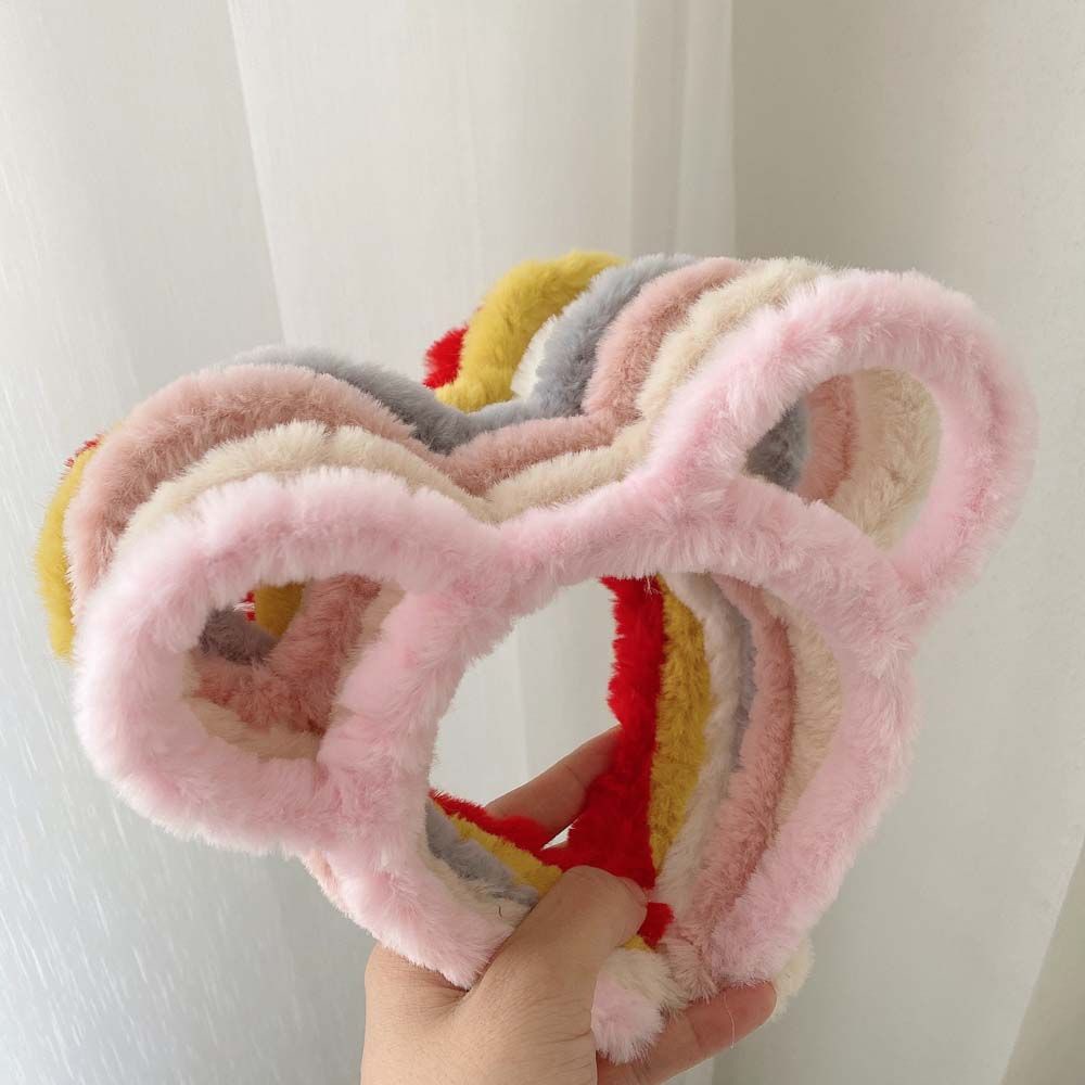 Cài tóc tai thỏ hoạt hình bằng lông nhung nhiều màu độc đáo phong cách Hàn Quốc cho bé