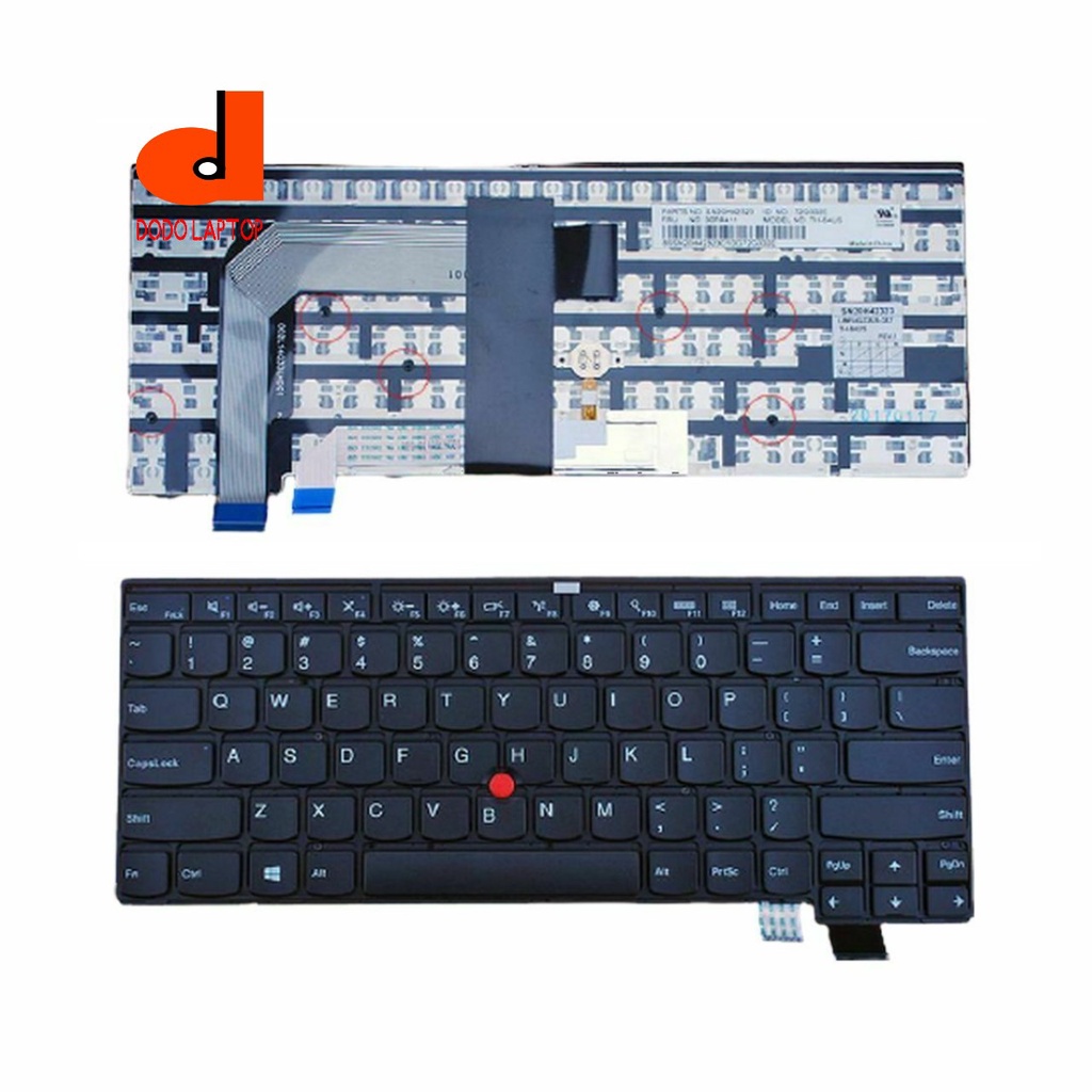 Bàn phím laptop Lenovo ThinkPad T460s T470s, us Keyboard Laptop