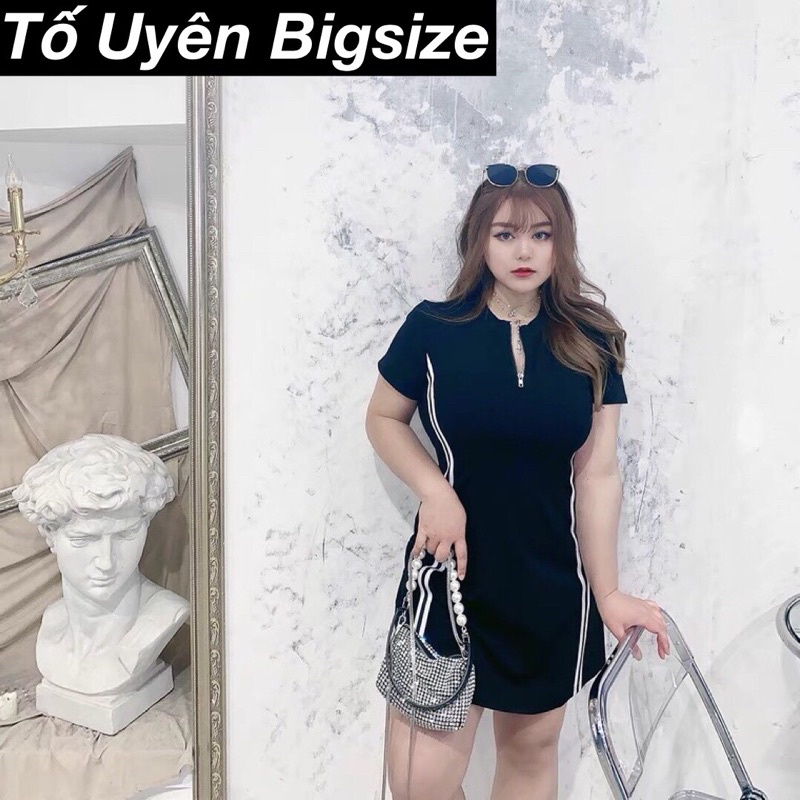 (T.U Bigsize 50-80kg) Váy Tenis Dáng A Cổ Tròn, Lé Sọc Phong Cách Trẻ Trung | BigBuy360 - bigbuy360.vn