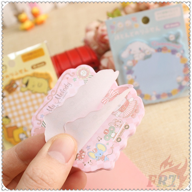 30 Tờ / Bộ ✿ Ghi Chú Dính Sanrio Q-1 ✿Giấy Dán Ghi Chú Họa Tiết Hoạt Hình Little Twin Stars / Gudetama / Cinnamonroll / My Melody / PomPomPurin N Times