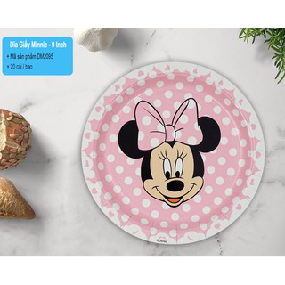 Dĩa giấy Disney 9"- 20 cái/lốc
