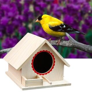 Nhà Gỗ Cho Chim Vẹt Cỡ Nhỏ Tiện Dụng