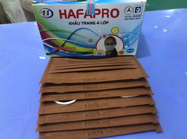 Khẩu trang y tế 4 lớp HAFAPRO. Sĩ buôn từ 10 hộp. | BigBuy360 - bigbuy360.vn