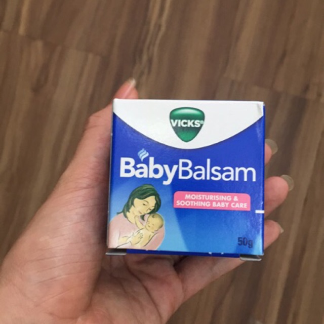 Dầu bôi ấm ngực vick baby balsam Úc (mẫu mới)