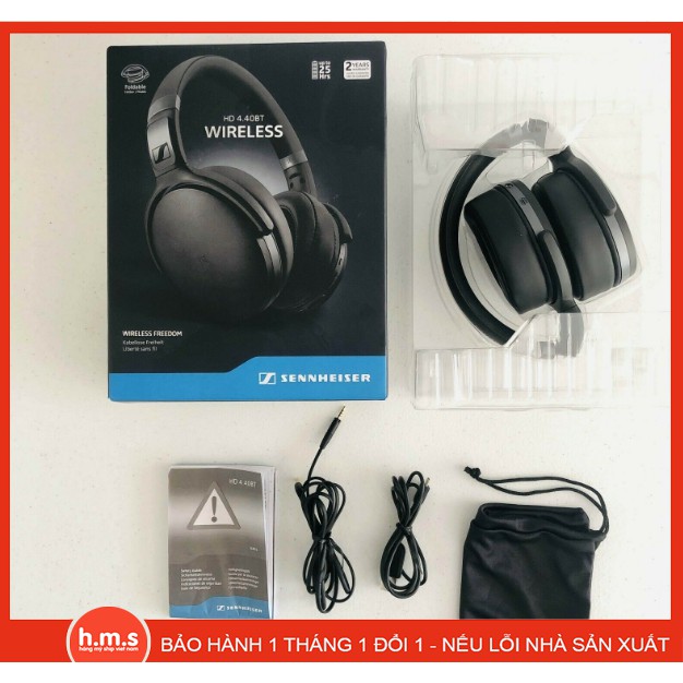 Tai nghe Bluetooth không dây Sennheiser HD 4.40 BT 506782 - Đen | HÀNG CHÍNH HÃNG