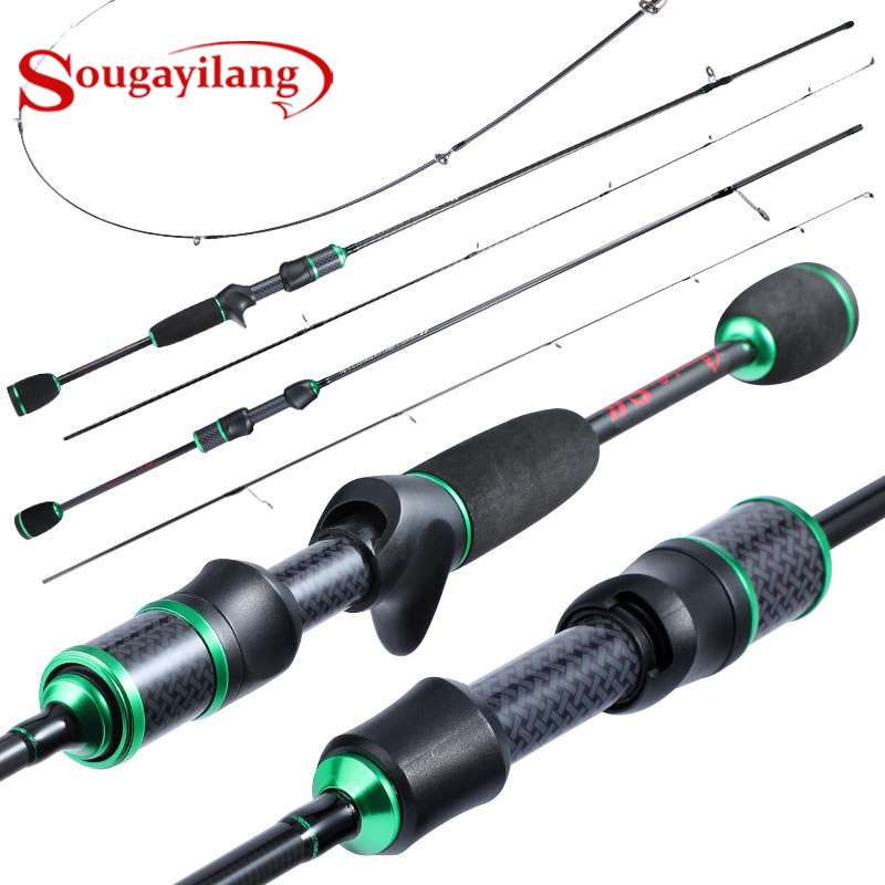 Sougayilang Cần Câu Cá 2 Đoạn Siêu Nhẹ Bằng Sợi Carbon Siêu Mượt Cho Nước Mặn / Nước Mặn