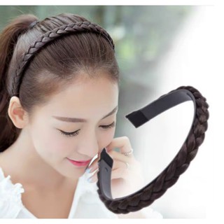 Bờm Cài Tóc Giả Tết Thắt Bím