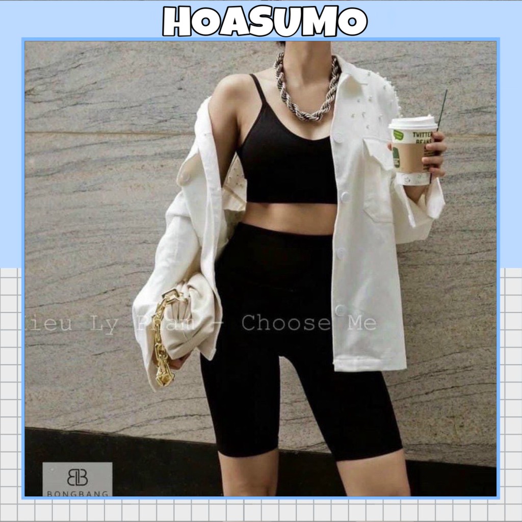 Quần legging đùi cuộn tím siêu Hot | BigBuy360 - bigbuy360.vn