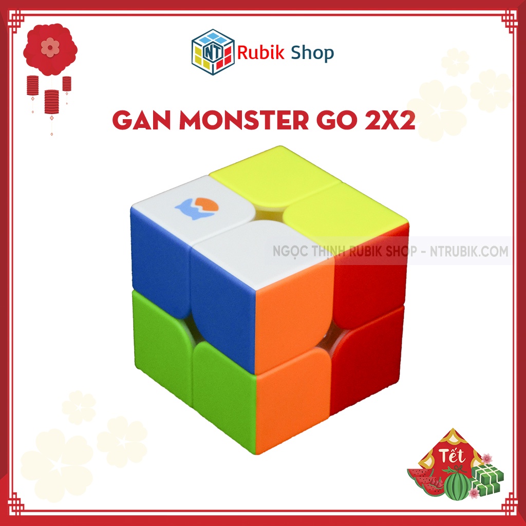 [Siêu hót Gan Monster Go] Rubik 2x2x2 GAN monster go Stickerless