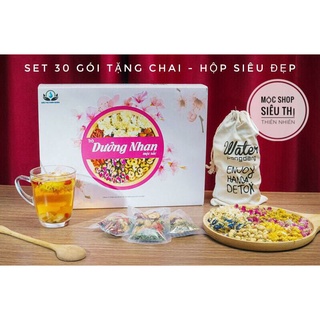 TRÀ DƯỠNG NHAN VIP( hộp 30 gói tặng chai)