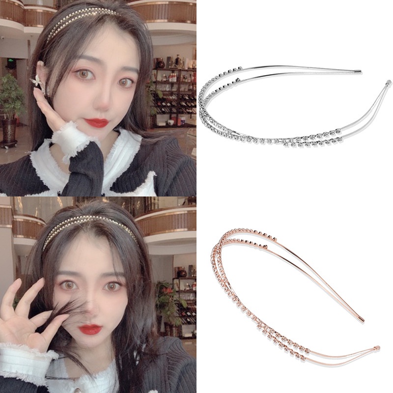 Cài tóc đính đá thời trang thanh lịch dành cho nữ