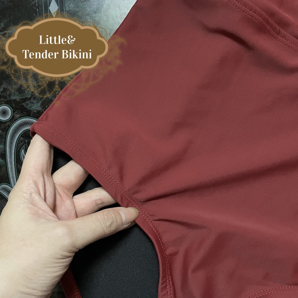 [ẢNH FEEDBACK KHÁCH] Bikini nâu đất đi biển cao cấp