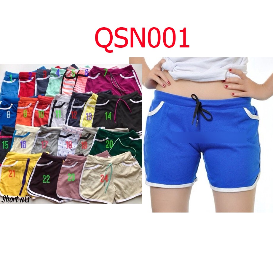 Combo 5 quần sọt nữ đủ màu