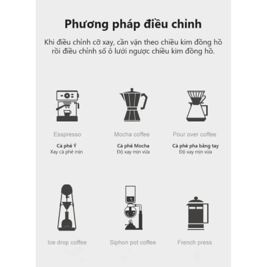 Cối xay cà phê cánh quạt cầm tay Hero S03, máy xay cafe gấp gọn thuận tiện mang đi