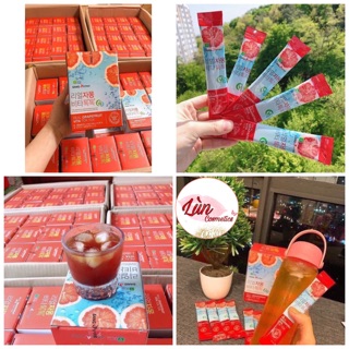 ( sẵn ) Nước Ép Bưởi Đỏ Hàn Quốc giảm cân Sanga Real Grapefruit Vita Tok Tok
