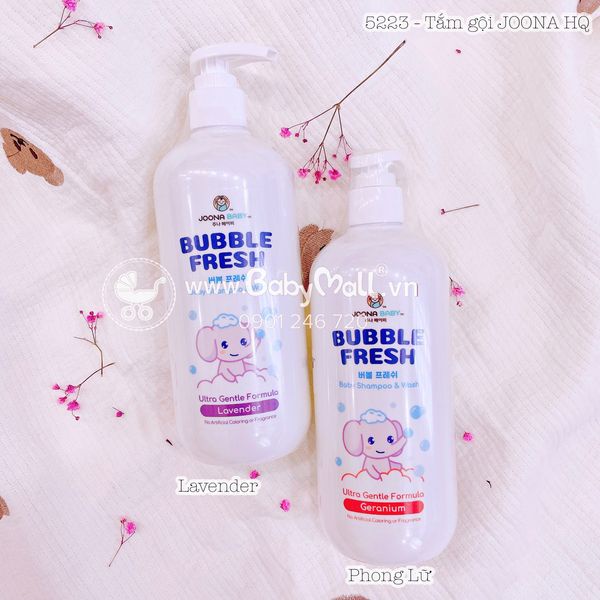 Sữa tắm gội Bubble Fresh an toàn cho bé 500ml 5223 - JOONA BABY