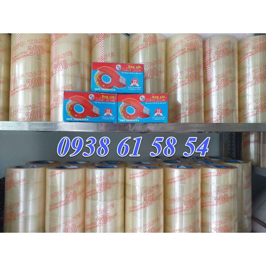 1 Cây Băng Keo Trong 5F 200 yard 2kg 6 Cuộn