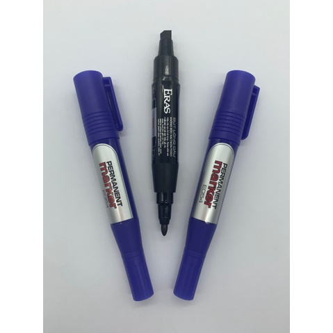 Hộp 12 bút lông dầu Eras E054, Bút dạ dầu 2 đầu cao cấp