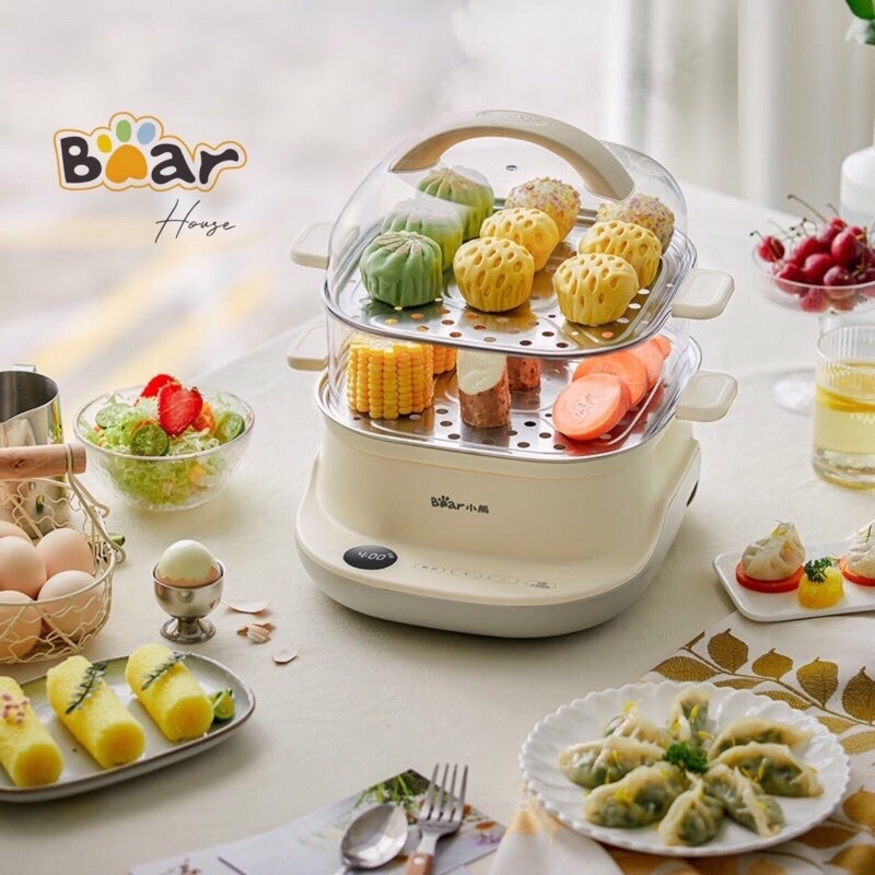 NỒI HẤP ĐA NĂNG 6L BEAR C60T7 CHÍNH HÃNG 800W