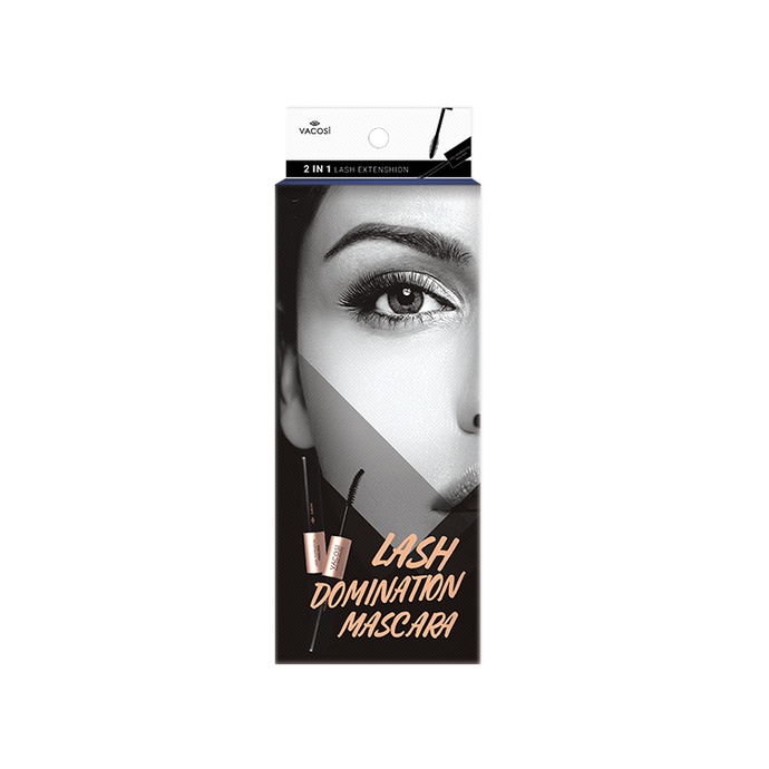 Mascara Làm Cong Và Dài Mi Vacosi VM09 Natural Lash Domination Mascara