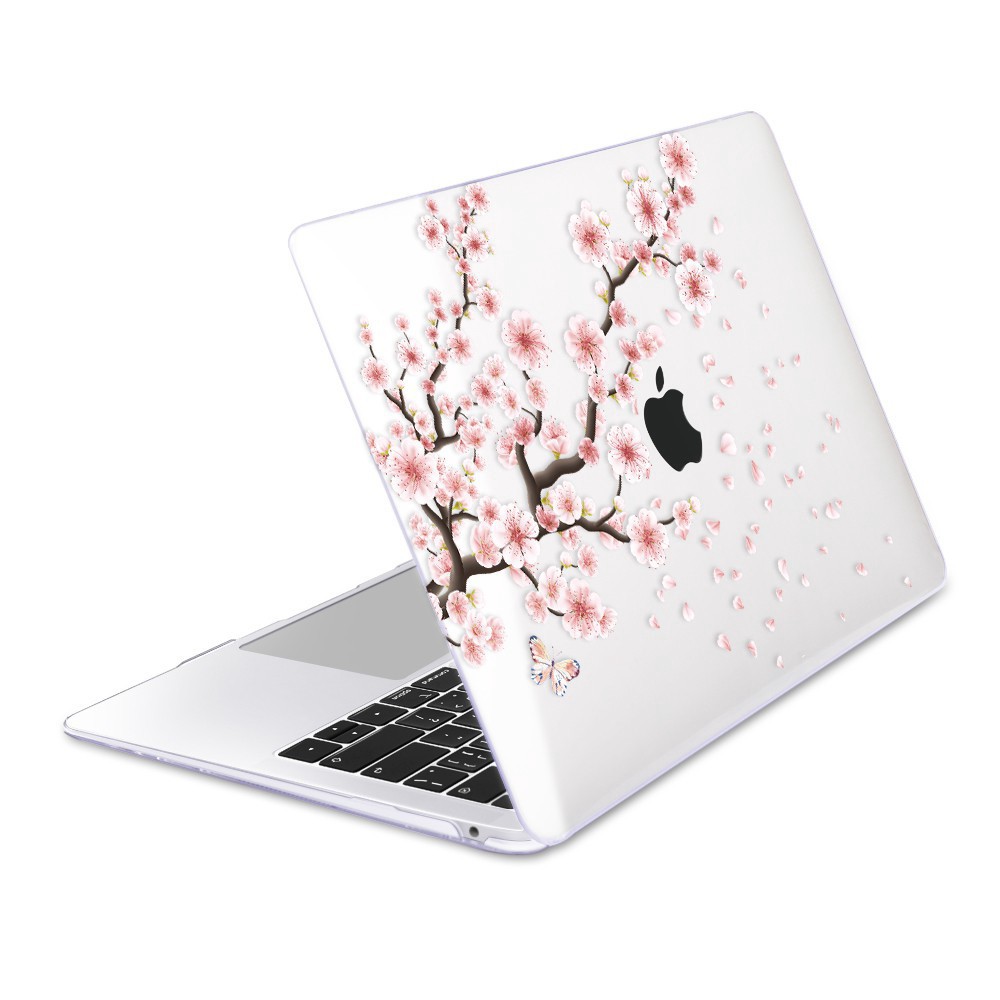 Bao Da In Hoa Có Bàn Phím Cho Macbook Air 13.3 Pro 13 15 Retina 12 Inch Ốp