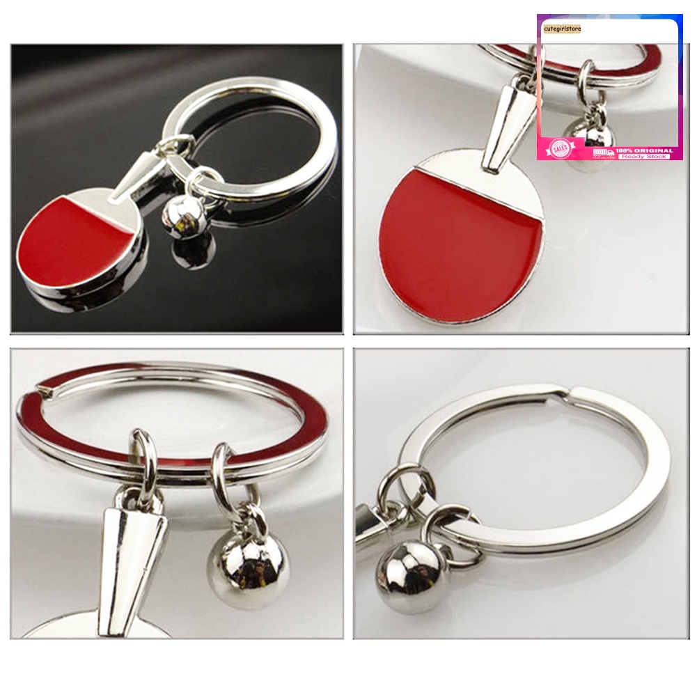 Móc khóa kiểu vợt bóng bàn Pingpong