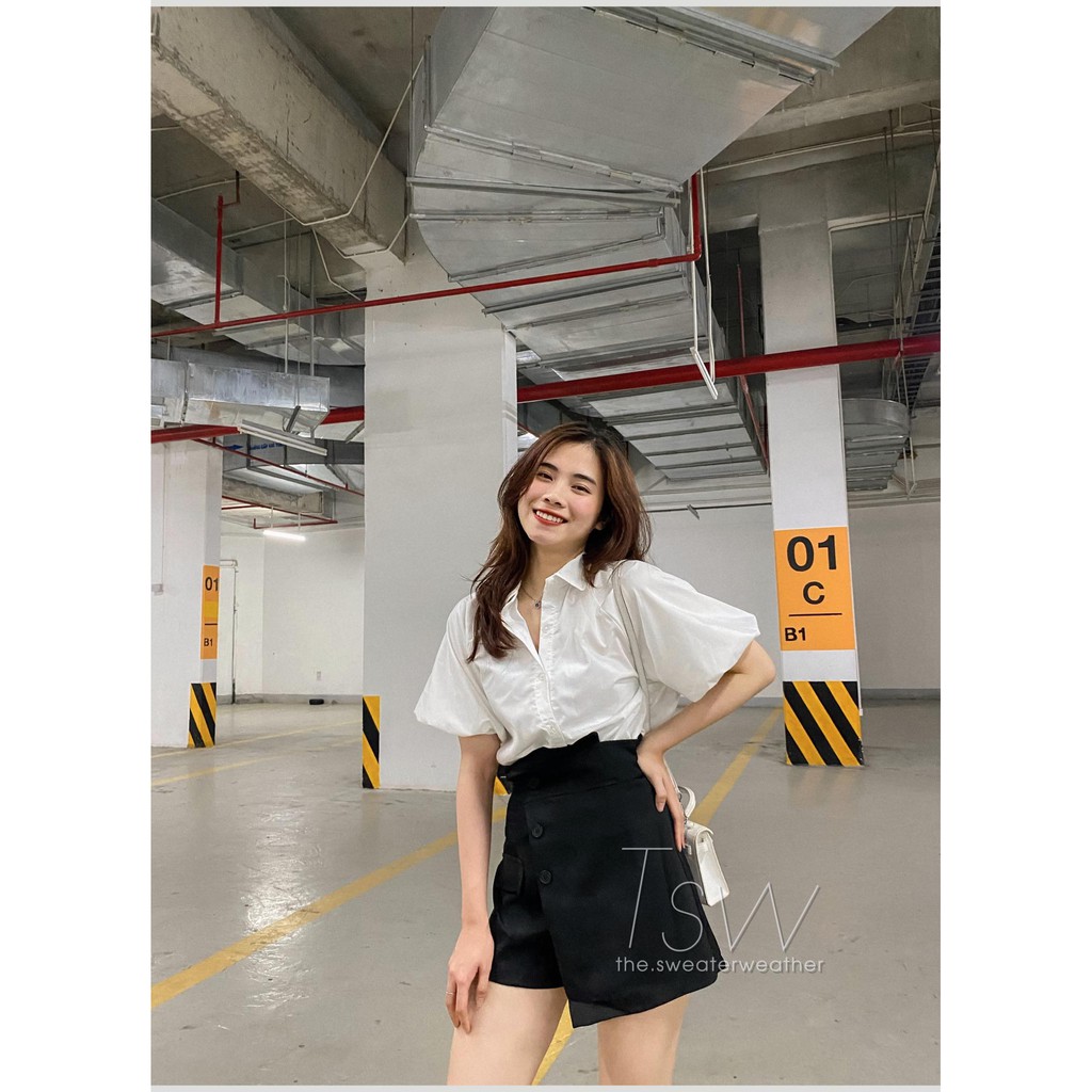 [Mã FAXANH55 giảm 10K đơn 50K] Chân váy cạp cao vạt chéo tôn dáng (Ảnh thật) | BigBuy360 - bigbuy360.vn