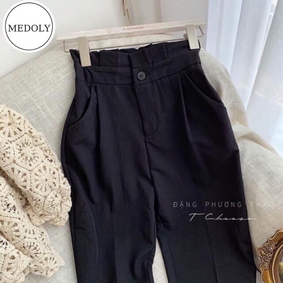 [NEW]Quần Baggy Cạp Bèo Lưng Cao  Xiêu Xinh | BigBuy360 - bigbuy360.vn