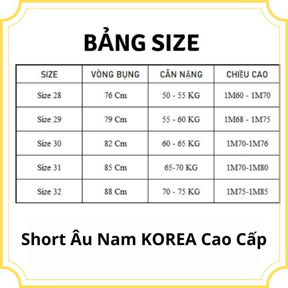 (NEW)Quần short tây nam Hàn Quốc dáng côn, chất vải tuyết mưa cao cấp co giãn nhẹ (QSAT) | BigBuy360 - bigbuy360.vn