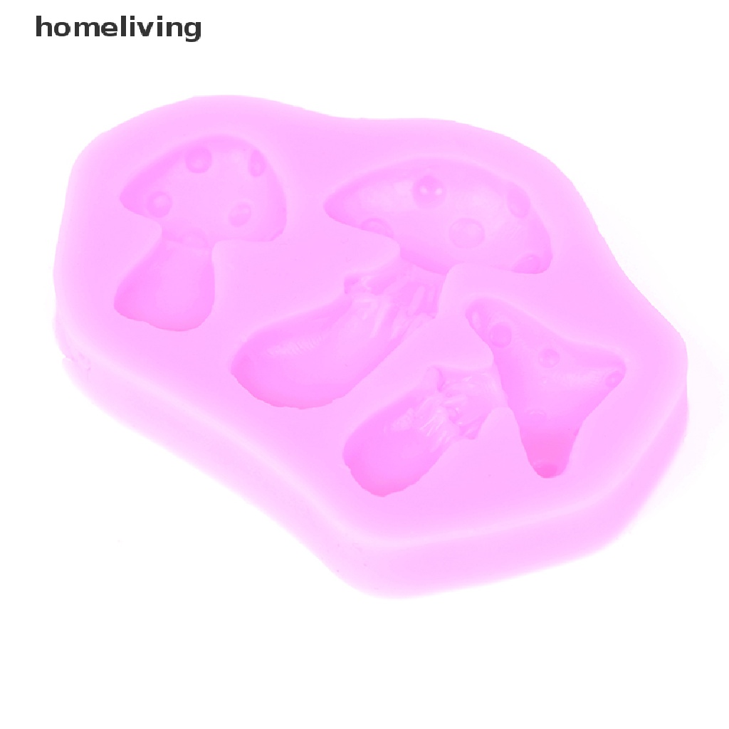 Khuôn silicone Làm Bánh Hình Nấm 3d Độc Đáo