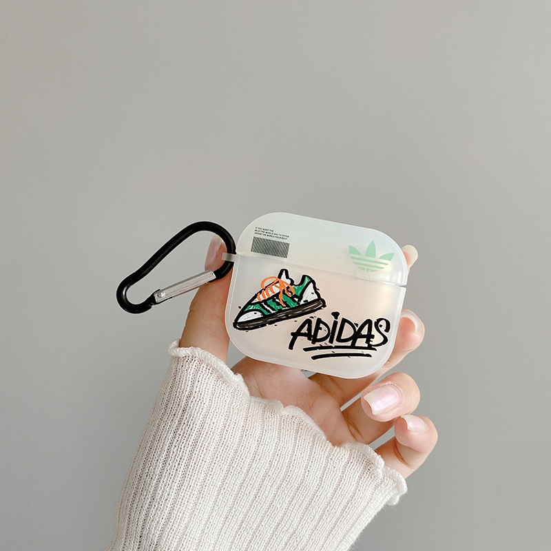 Vỏ Bảo Vệ Hộp Sạc Tai nghe không dây Airpods1 2 3 Pro Bằng Silicon TPU Hình Giày Thể Thao