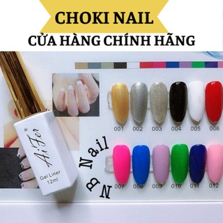 Sơn cọ vẽ nét gel Aifer Gel Liner trang trí móng nail