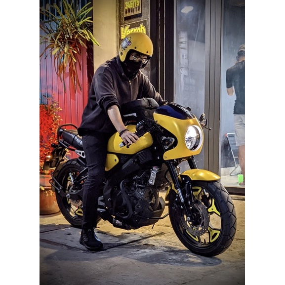 GHI ĐÔNG CLIP ON CAFERACER XSR155 MT15 R15V3