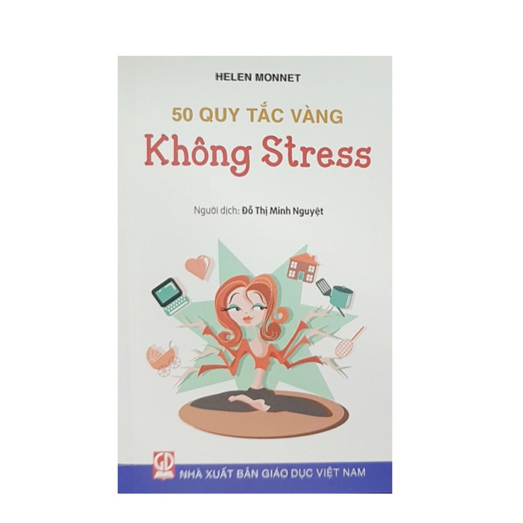 Sách - 50 quy tắc vàng-Không stress