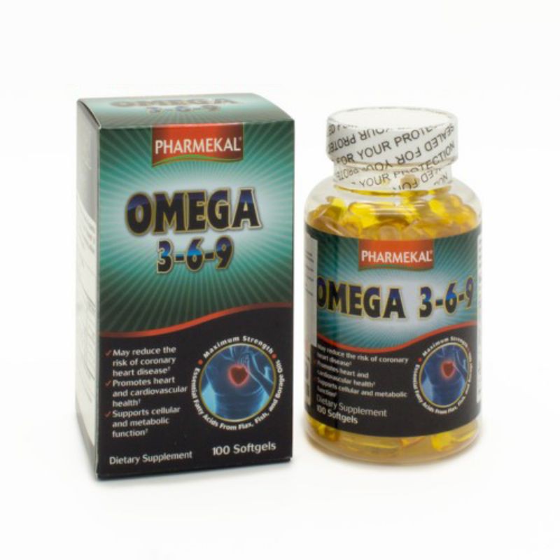 Viên dầu cá Omega 369 Pharmakel : sản xuất tại Mỹ  .