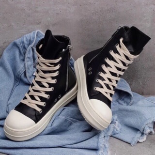 Giày Rick owens có tem khóa bạc