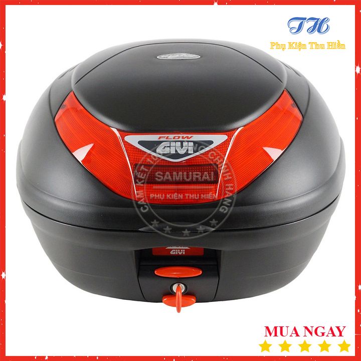 Combo Thùng Sau Givi E350N + Baga Sau Givi MV + Đế Gắn Thùng Givi MP60N Gắn Cho Xe Winner 150/X - Exciter 2009/2011/150