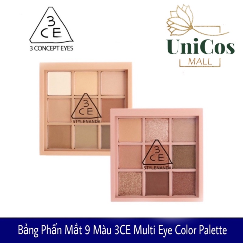 Bảng Phấn Mắt 3CE Nhiều Màu Sắc 8.5g
