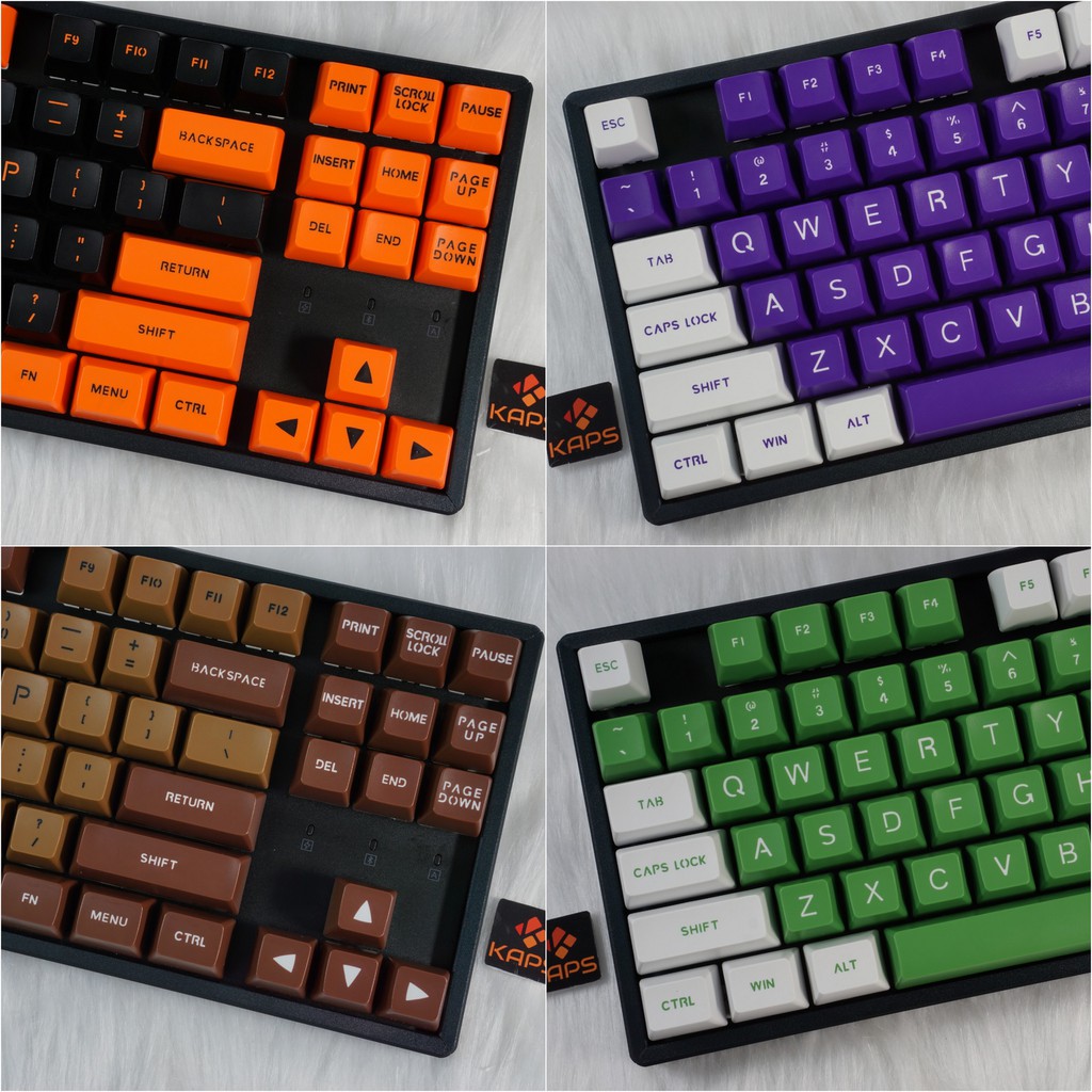 Keycap SA profile - ABS - Double-shot - 112 nút - 8 màu cho bàn phím cơ (Filco, Leopold, IKBC, Edra, keychron)