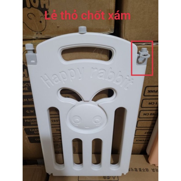 Thanh lẻ quây cũi nhựa mẫu Thỏ và Bò